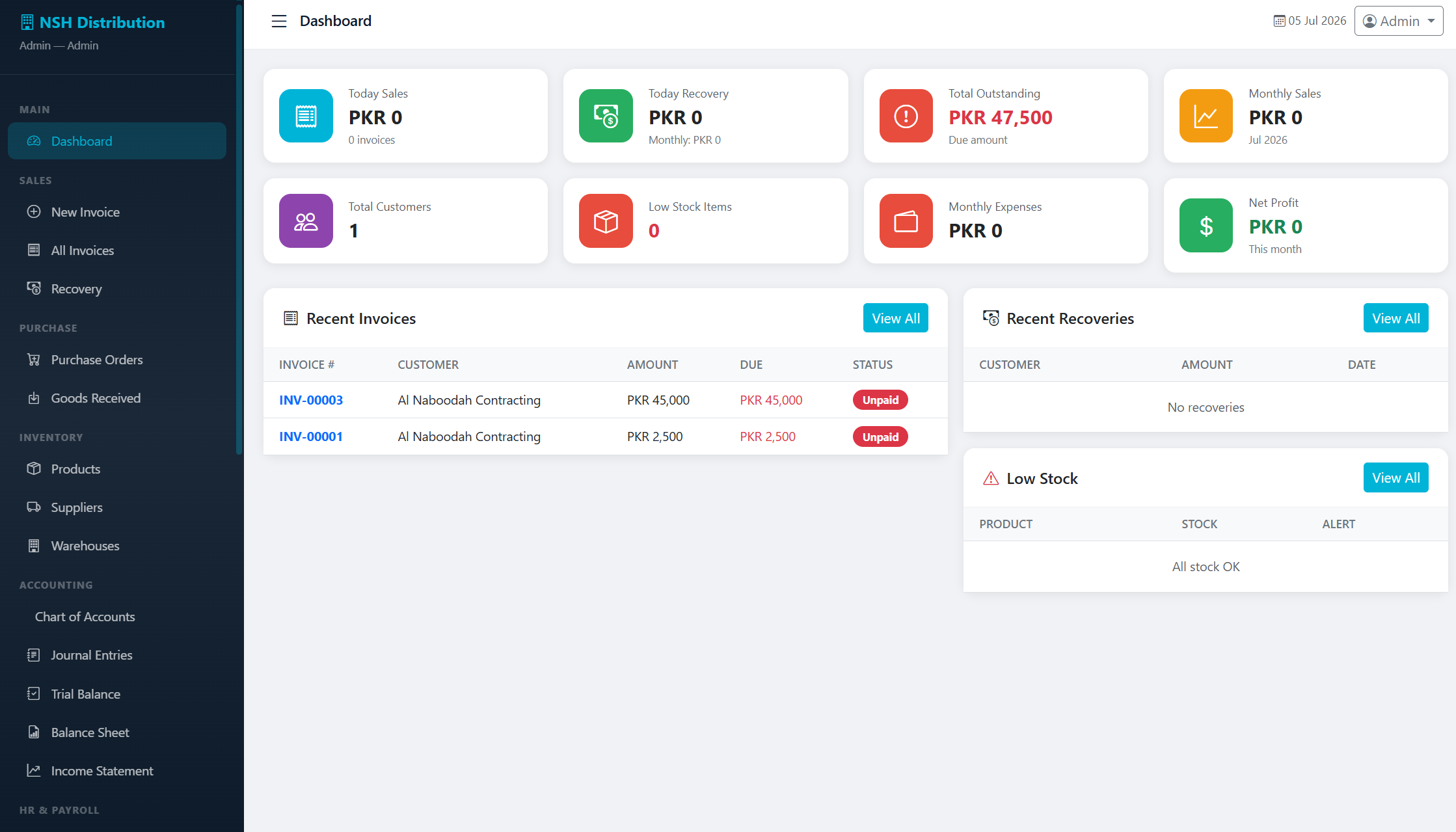 NHS Distribution ERP